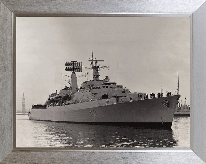 HMS Norfolk D21 Royal Navy County class destroyer Photo Print or Framed Photo Print - Hampshire Prints