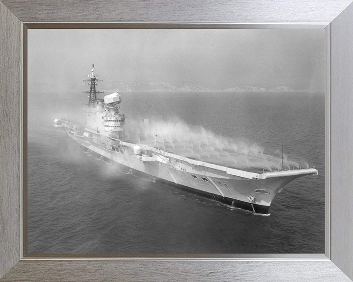 HMS Hermes R12 | Photo Print | Framed Print | Centaur Class | Aircraft Carrier | Royal Navy