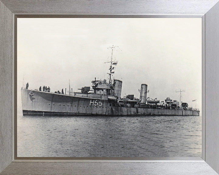 HMS Toreador H55 Royal Navy S class destroyer Photo Print or Framed Print - Hampshire Prints