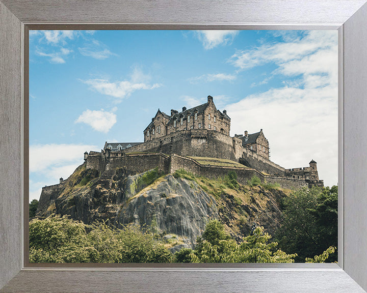 Edinburgh Castle Scotland from below Photo Print - Canvas - Framed Photo Print - Hampshire Prints