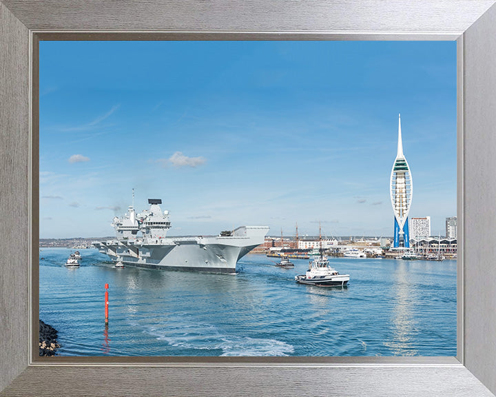 HMS Queen Elizabeth R08 | Photo Print | Framed Print | Queen Elizabeth Class | Aircraft Carrier | Royal Navy - Hampshire Prints