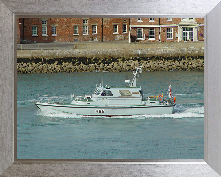 HMS Gleaner H86 Royal Navy Survey Motor Launch Photo Print or Framed Photo Print - Hampshire Prints