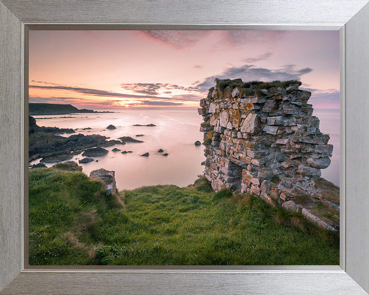 Findlater Castle Aberdeenshire Scotland at sunset Photo Print - Canvas - Framed Photo Print - Hampshire Prints