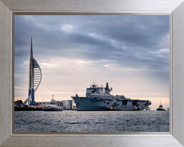 HMS Ocean L12 Royal Navy helicopter carrier Photo Print or Framed Print - Hampshire Prints