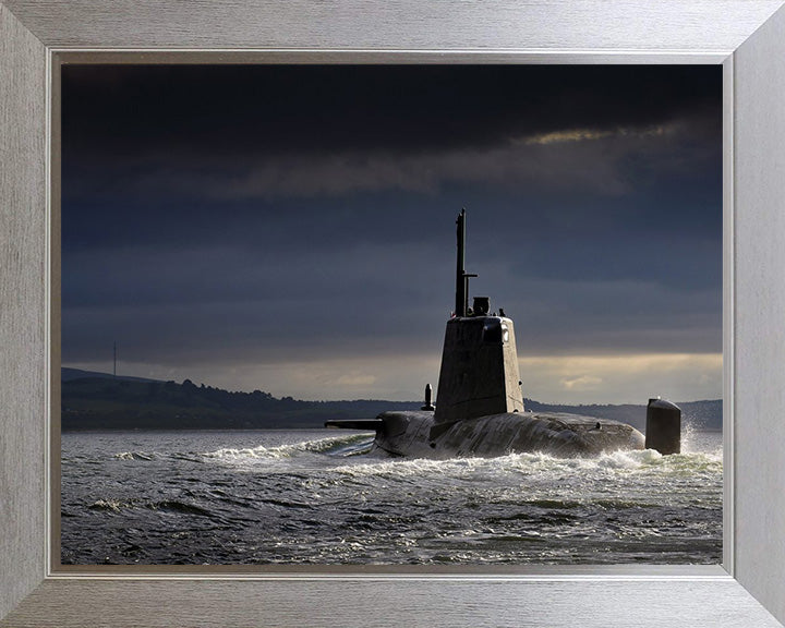 HMS Ambush S120 Royal Navy Astute class Submarine Photo Print or Framed Print - Hampshire Prints