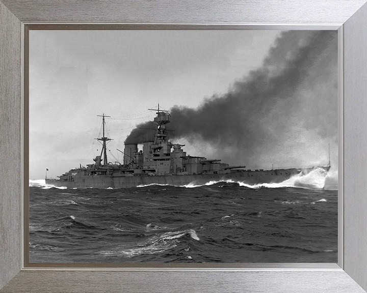 HMS Hood (51) Royal Navy Admiral class battlecruiser Photo Print or Framed Print - Hampshire Prints