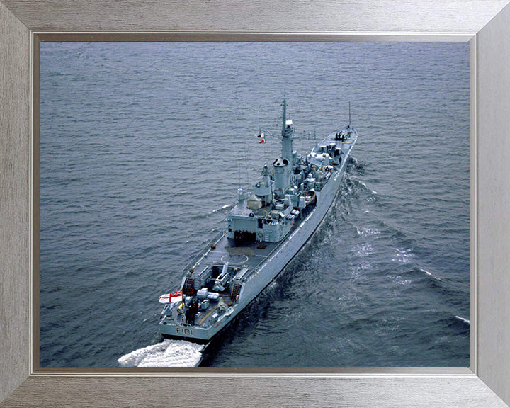 HMS Yarmouth F101 Royal Navy Rothesay Class frigate Photo Print or Framed Print - Hampshire Prints