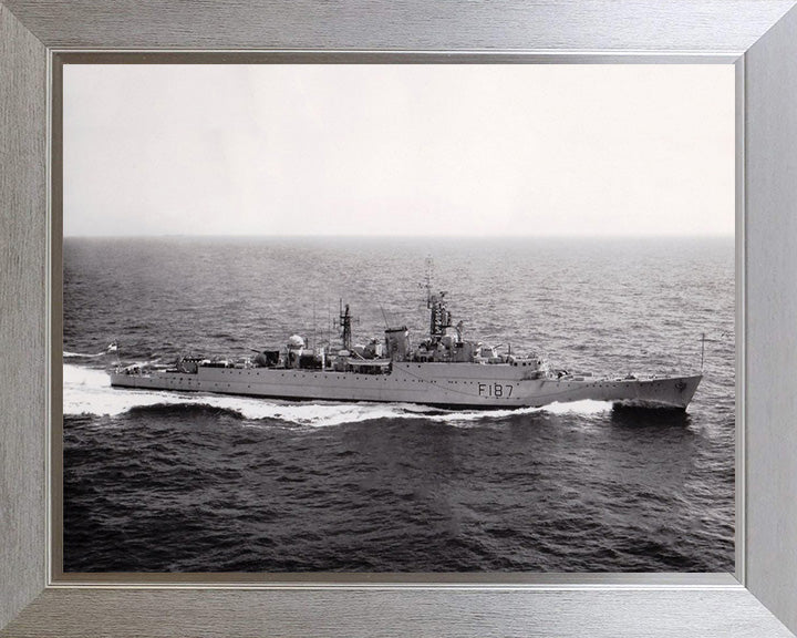 HMS Whirlwind F187 (R87) Royal Navy W class destroyer Photo Print or Framed Print - Hampshire Prints