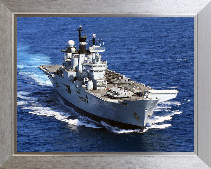 HMS Illustrious R06 Royal Navy Invincible class Aircraft Carrier Photo Print or Framed Print - Hampshire Prints