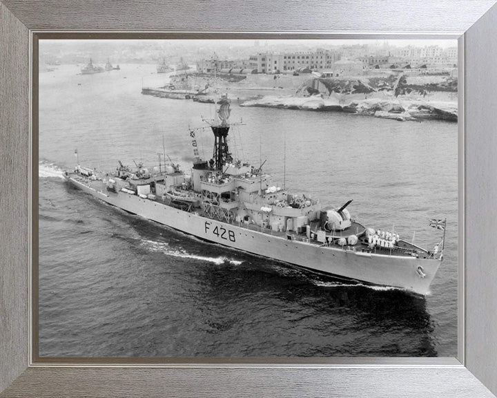 HMS Loch Alvie F428 (K428) Royal Navy Loch class frigate Photo Print or Framed Print - Hampshire Prints