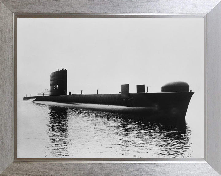 HMS Cachalot S06 Royal Navy Porpoise class Submarine Photo Print or Framed Print - Hampshire Prints