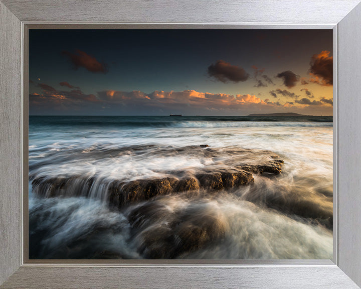 Osmington Bay Dorset at sunset Photo Print - Canvas - Framed Photo Print - Hampshire Prints