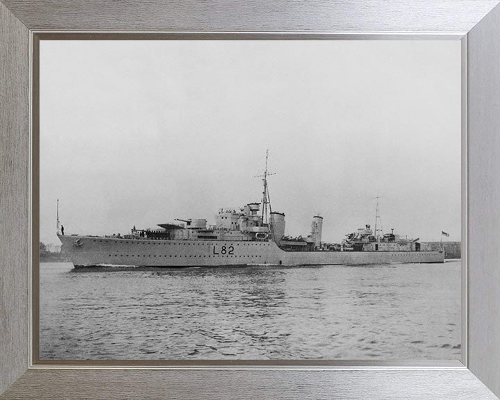 HMS Sikh L82 (F82) Royal Navy Tribal class destroyer Photo Print or Framed Print - Hampshire Prints