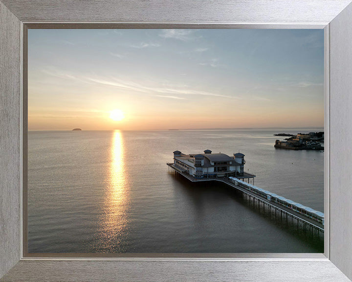 Weston-super-Mare pier Somerset from above Photo Print - Canvas - Framed Photo Print - Hampshire Prints