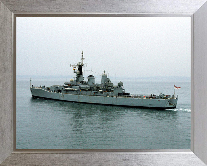 HMS Naiad F39 Royal Navy Leander class frigate Photo Print or Framed Photo Print - Hampshire Prints