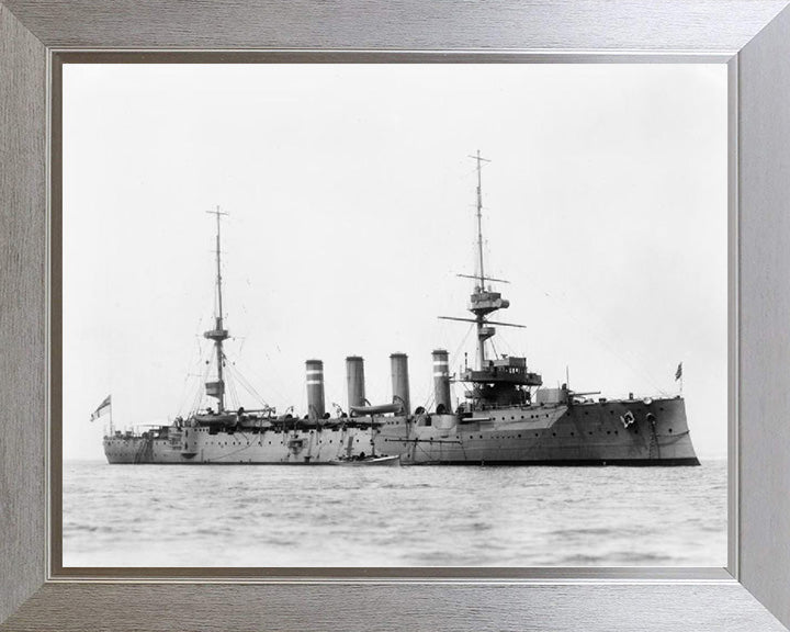 HMS Hampshire (1903) Royal Navy Devonshire class cruiser Photo Print or Framed Print - Hampshire Prints