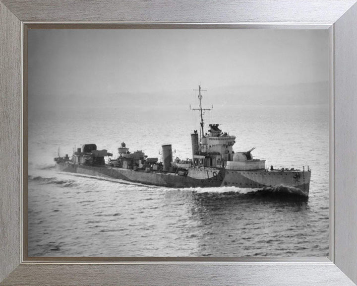 HMS Verdun L93 Royal Navy Admiralty V class destroyer Photo Print or Framed Print - Hampshire Prints