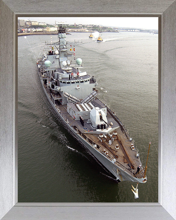 HMS Norfolk F230 Royal Navy type 23 Frigate Photo Print or Framed Print - Hampshire Prints