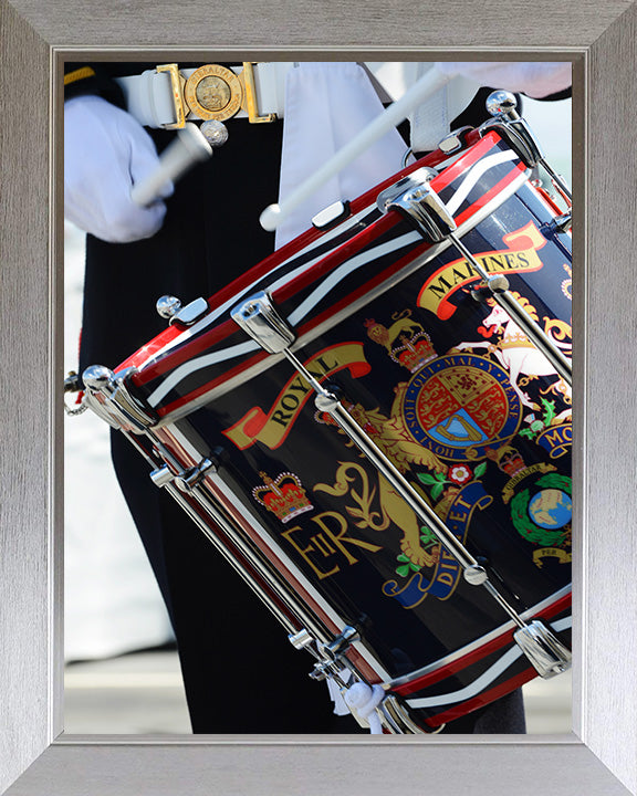 The Drum of a Royal marines band service drummer Photo Print or Framed Photo Print - Hampshire Prints