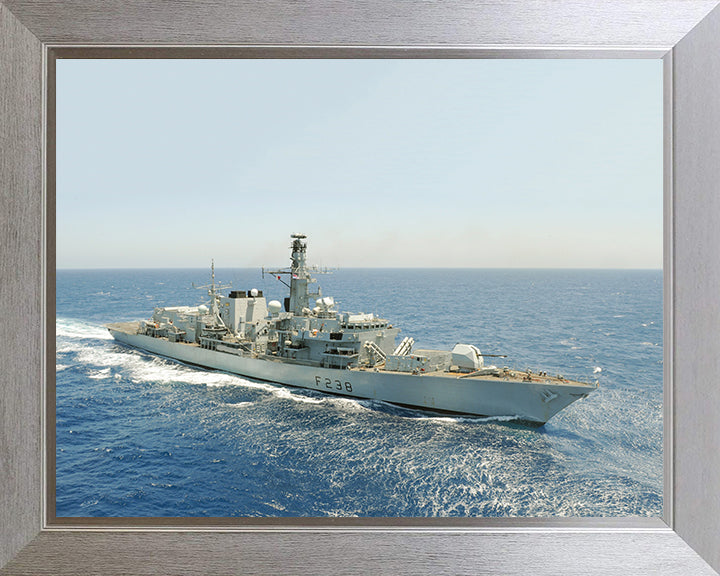 HMS Northumberland F238 Royal Navy type 23 Frigate Photo Print or Framed Print - Hampshire Prints