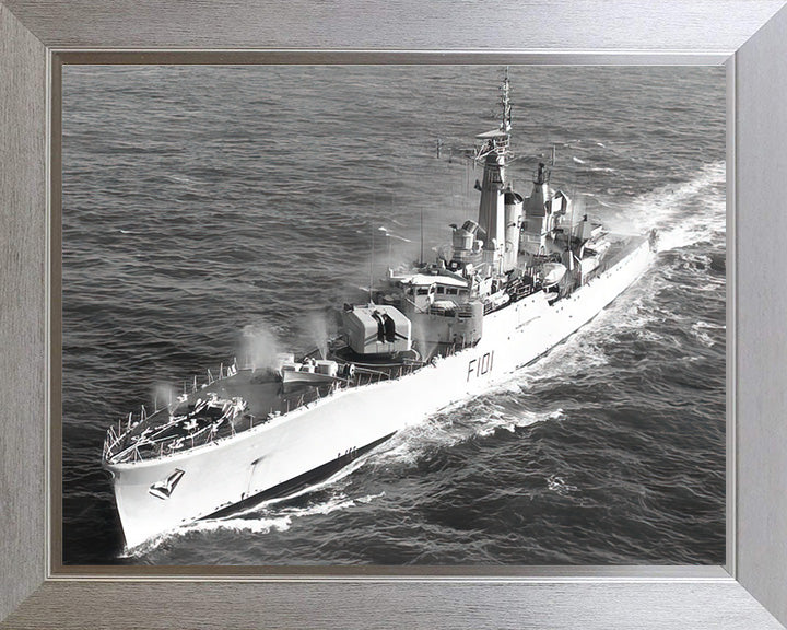 HMS Yarmouth F101 Royal Navy Rothesay class frigate Photo Print or Framed Print - Hampshire Prints