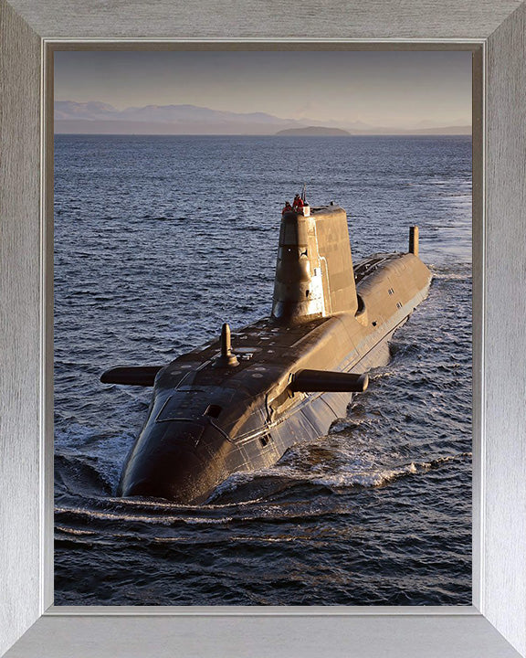 HMS Ambush S120 Royal Navy Astute class Submarine Photo Print or Framed Print - Hampshire Prints