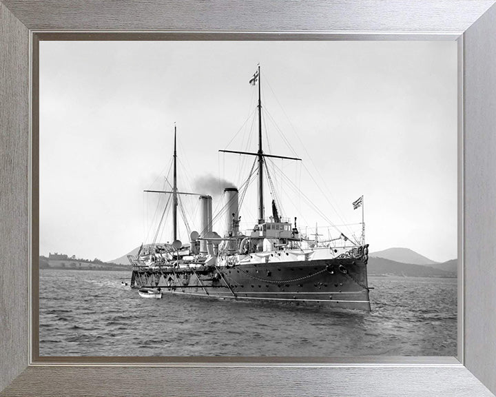 HMS Royal Arthur (1891) Royal Navy Edgar class cruiser Photo Print or Framed Photo Print - Hampshire Prints