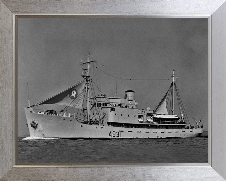 HMS Reclaim A231 Royal Navy submarine rescue vessel Photo Print or Framed Print - Hampshire Prints