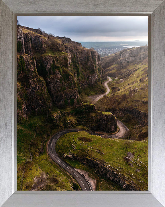 The winding road to Cheddar gorge Somerset Photo Print - Canvas - Framed Photo Print - Hampshire Prints