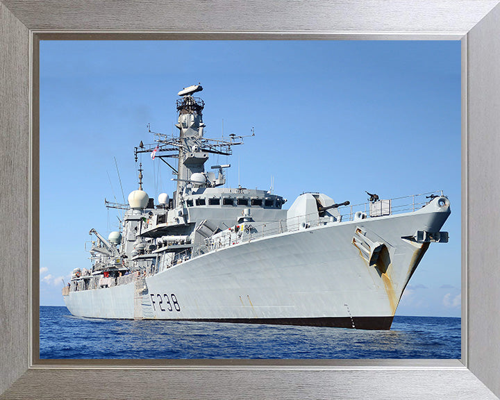 HMS Northumberland F238 Royal Navy type 23 Frigate Photo Print or Framed Print - Hampshire Prints