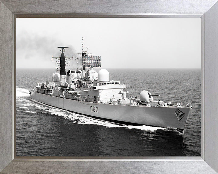 HMS Sheffield D80 Royal Navy Type 42 destroyer Photo Print or Framed Print - Hampshire Prints