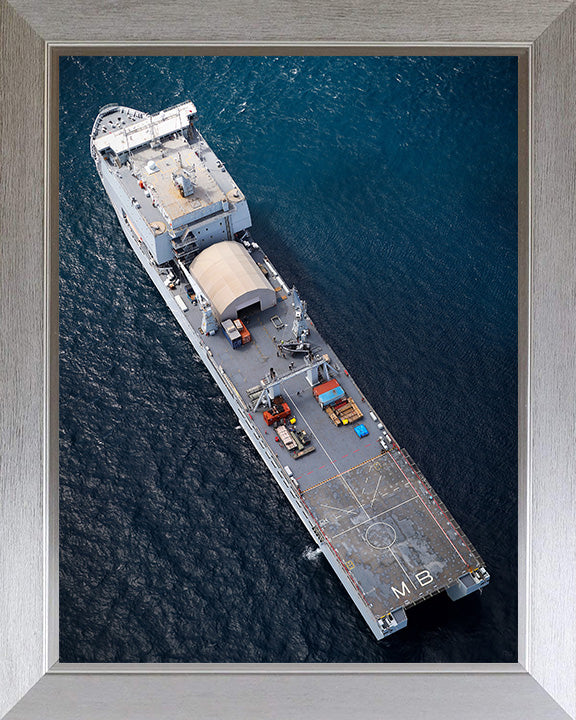 RFA Mounts Bay L3008 Royal Fleet Auxiliary Bay class auxiliary dock landing ship Photo Print or Framed Print - Hampshire Prints