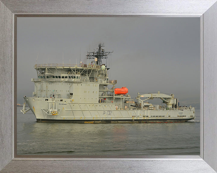 RFA Diligence A132 Royal Fleet Auxiliary forward repair ship Photo Print or Framed Print - Hampshire Prints