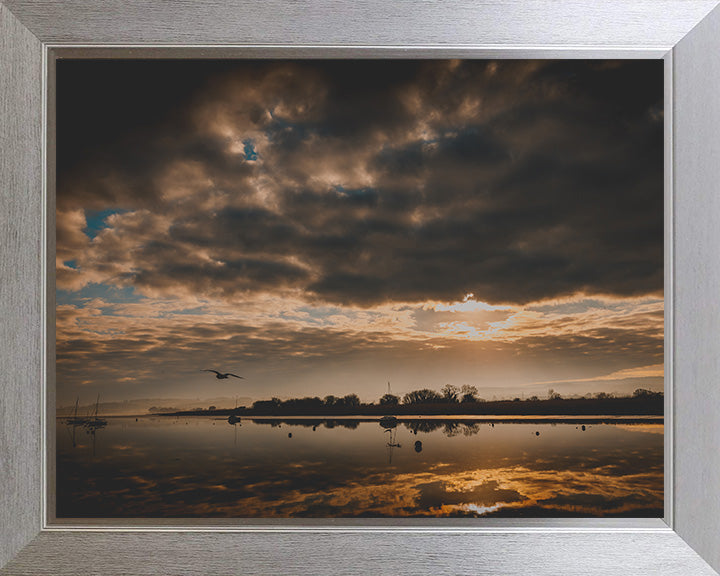 The River Exe Devon at sunset Photo Print - Canvas - Framed Photo Print - Hampshire Prints