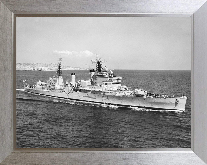 HMS Lion C34 | Photo Print | Framed Print | Poster | Tiger Class | Cruiser | Royal Navy - Hampshire Prints