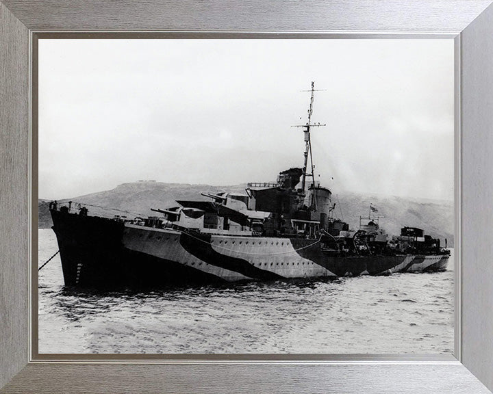 HMS Javelin F61 Royal Navy J class destroyer Photo Print or Framed Print - Hampshire Prints