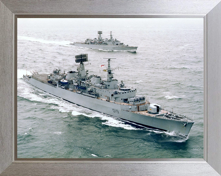 HMS Glamorgan D19 Royal Navy County class Destroyer Photo Print or Framed Print - Hampshire Prints