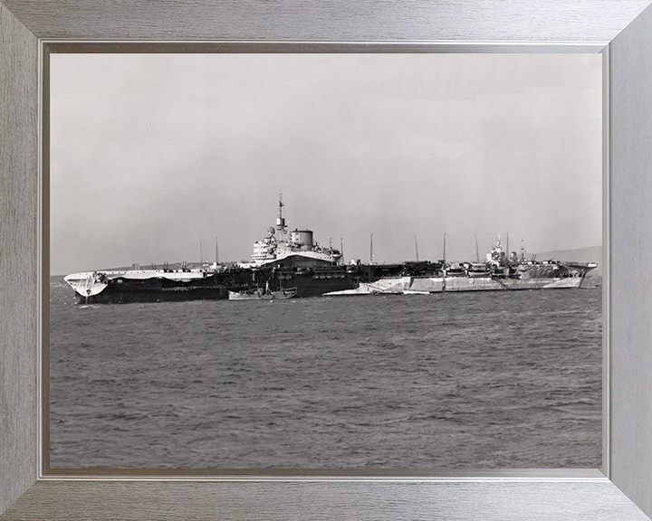 HMS Formidable 67 Royal Navy Illustrious class Aircraft Carrier Photo Print or Framed Print - Hampshire Prints