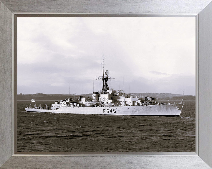 HMS Loch Ruthven K645 (F645) Royal Navy Loch class frigate Photo Print or Framed Print - Hampshire Prints