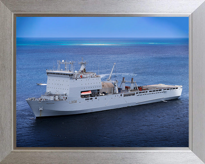 RFA Mounts Bay L3008 Royal Fleet Auxiliary Bay class auxiliary dock landing ship Photo Print or Framed Print - Hampshire Prints