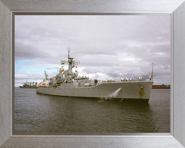 HMS Rothesay F107 Royal Navy Rothesay Class Frigate Photo Print or Framed Print - Hampshire Prints