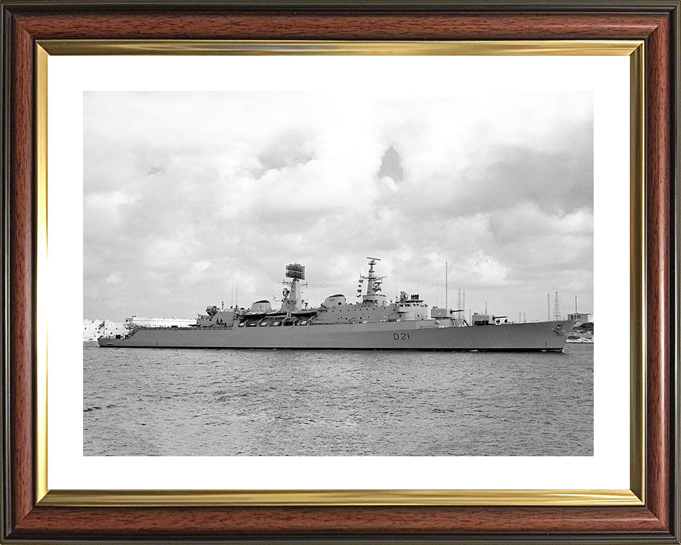 HMS Norfolk D21 Royal Navy County class destroyer Photo Print or Framed Photo Print - Hampshire Prints