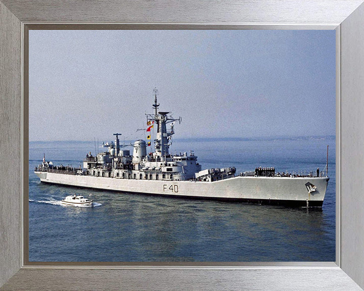 HMS Sirius F40 Royal Navy Leander class frigate Photo Print or Framed Print - Hampshire Prints