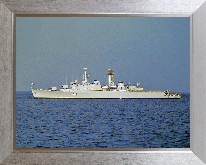 HMS Glamorgan D19 Royal Navy County class Destroyer Photo Print or Framed Print - Hampshire Prints