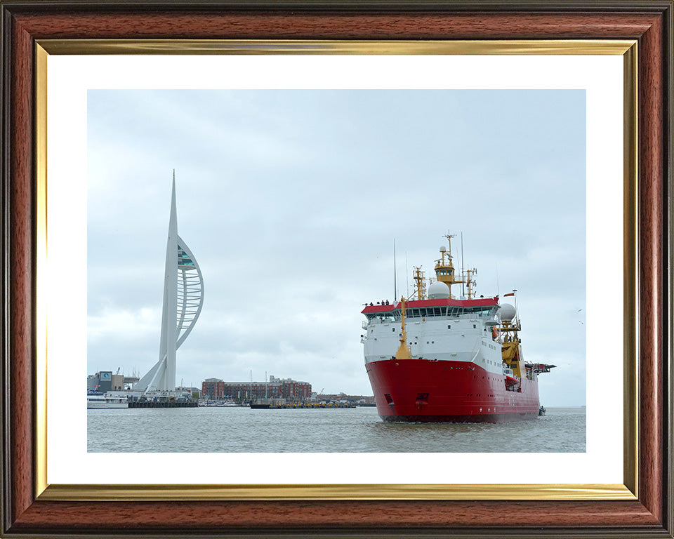 HMS Protector A173 Royal Navy Ice patrol ship Photo Print or Framed Print - Hampshire Prints