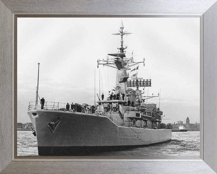 HMS Minerva F45 Royal Navy Leander class Frigate Photo Print or Framed Print - Hampshire Prints