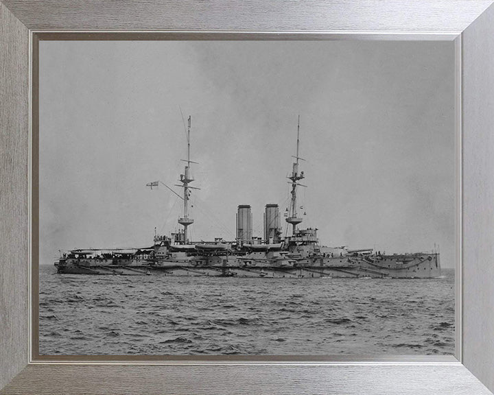 HMS Russell (1901) Royal Navy pre dreadnought Battleship Photo Print or Framed Print - Hampshire Prints