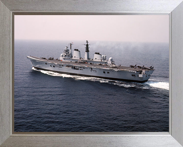 HMS Invincible R05 Royal Navy Invincible Class aircraft carrier Photo Print or Framed Print - Hampshire Prints