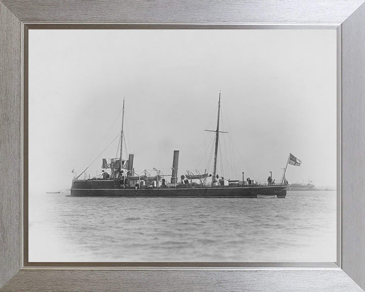 HMS Karrakatta (1889) Royal Navy Sharpshooter class torpedo gunboat Photo Print or Framed Print - Hampshire Prints