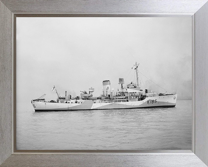 HMS Alisma K185 Royal Navy Flower class corvette Photo Print or Framed Print